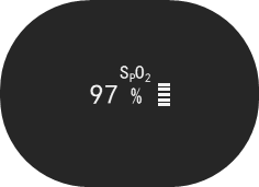 血氧饱和度显示